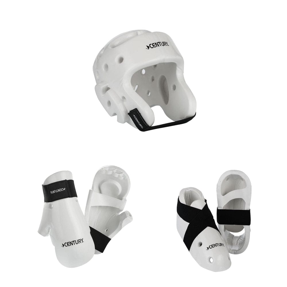 Century sporting goods Century 5 piece karate Taekwondo sparring gear combo set