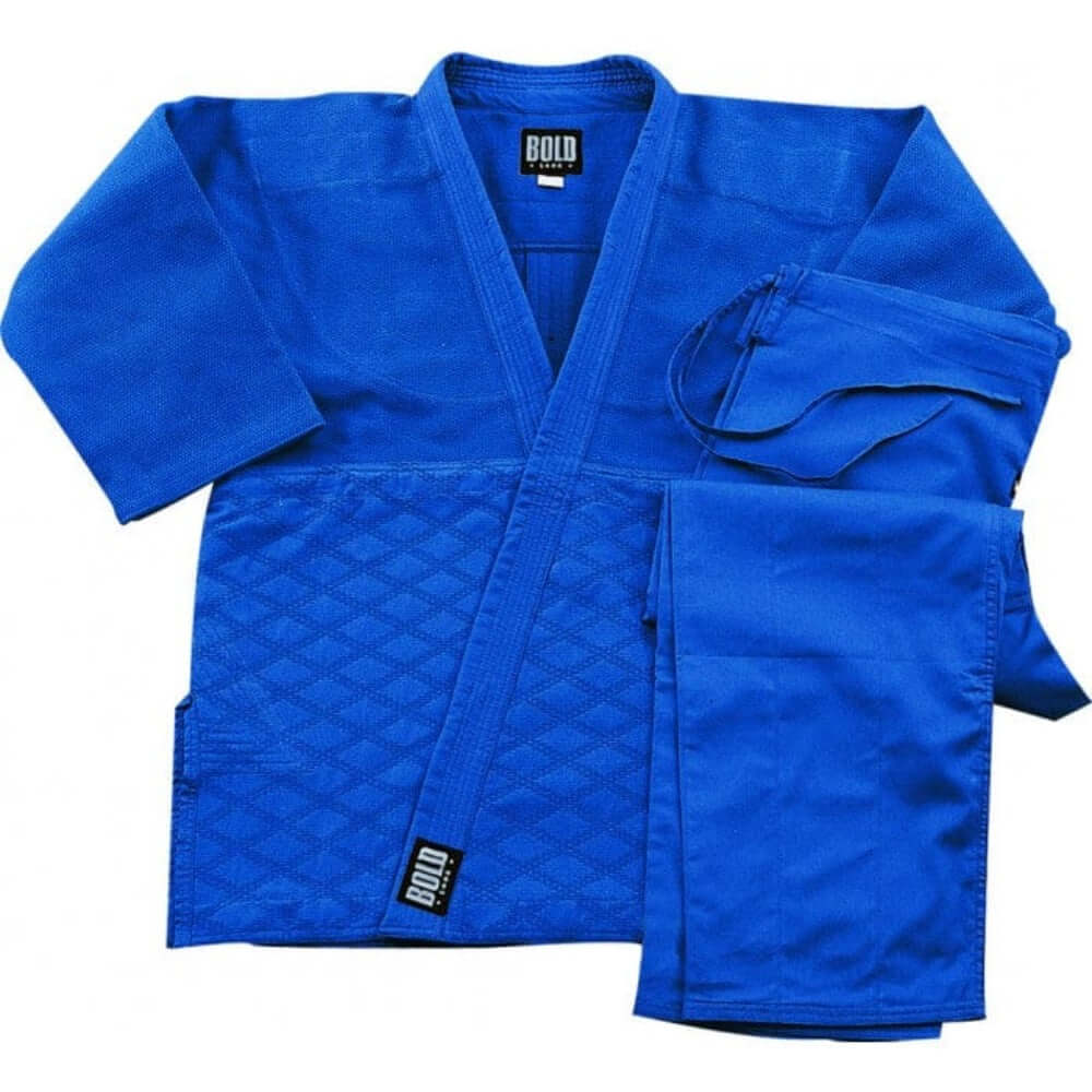 Eclipse Martial Art Supplies sporting goods BLUE / 0-  4'6" /85 lbs SINGLE WEAVE JUDO SETS with white belt Blue