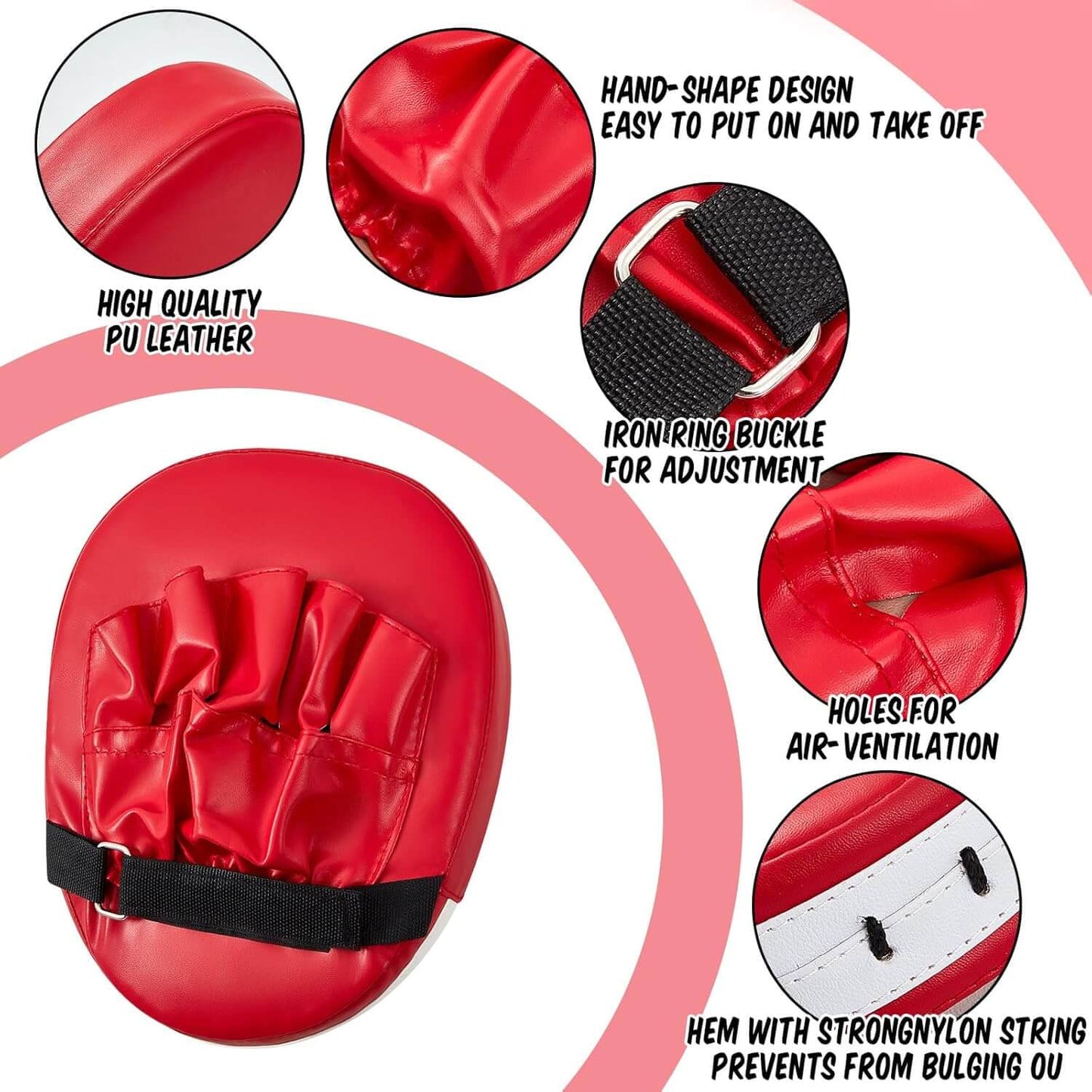 EclipseMartialArtsSupplies sporting goods 7 in 1 Taekwondo Kick Pad Boxing Training Equipment