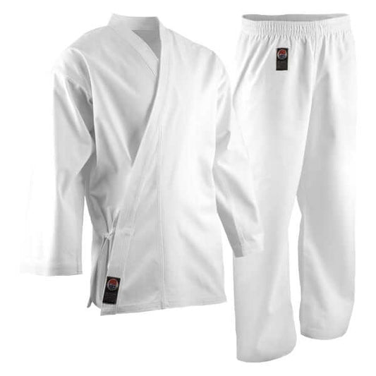 ProForce sporting goods 1- 4'9"/100 lbs ProForce® 10 oz. Karate Uniform - 55/45 Blend White