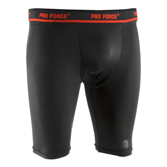 ProForce sporting goods boys small 20-23 inch waist ProForce Compression Shorts with Cup Black